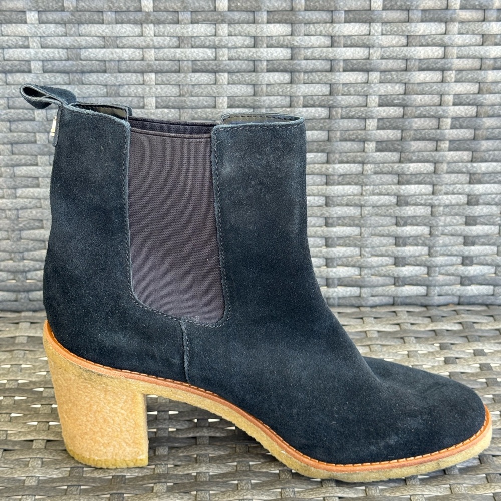Ralph Lauren Black Suede Ankle Boots - Picture 8 of 16